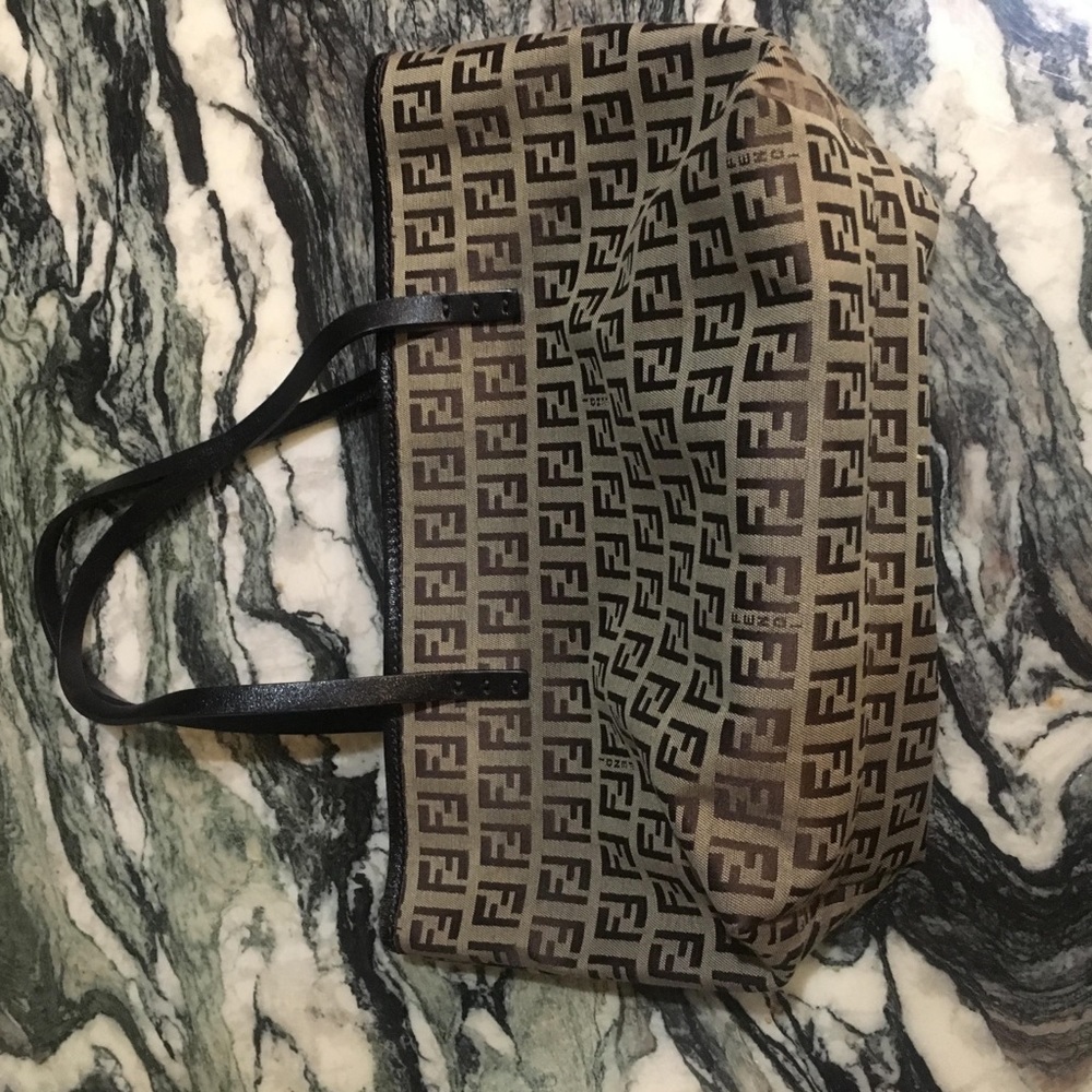 Fendi FF Monogram Satchel Bag